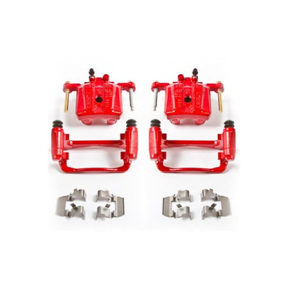 PowerStop Power Stop 06-12 Mitsubishi Eclipse Rear Red Calipers w/Brackets - Pair
