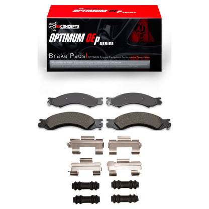 R1 Concepts R1 04-10 Chevrolet C4500 Kodiak Rear Optimum OE Pads & Hardware Kit