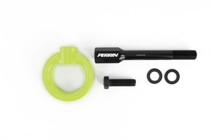 Perrin Performance PERRIN 02-07 Subaru WRX/STI Tow Hook Kit (Front) - Neon Yellow