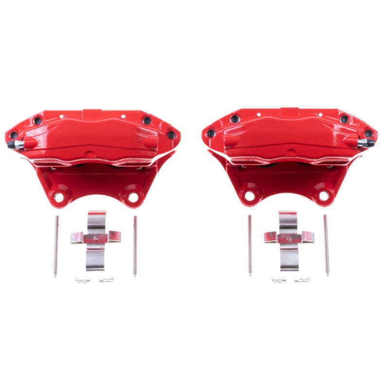 PowerStop Power Stop 03-04 Infiniti G35 Rear Red Calipers - Pair