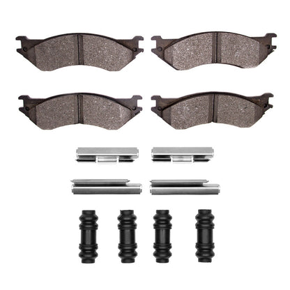 R1 Concepts R1 97-04 Dodge Ram 1500 Van Front Super Duty Pads & Hardware Kit