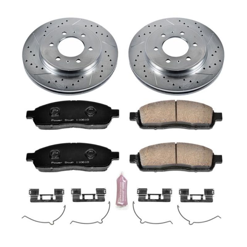 PowerStop Power Stop 2009 Ford F-150 Front Z23 Evolution Sport Brake Kit