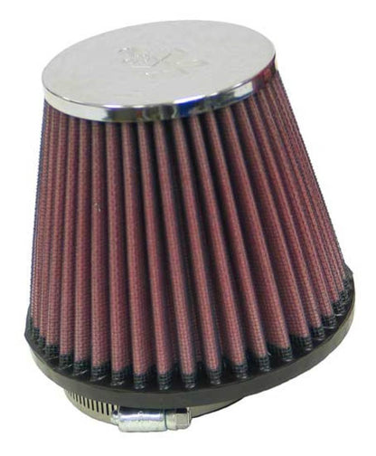 K&N Engineering K&N Universal Chrome Filter 2.875in Flange ID / 5.188 Base OD / 3.5in Top OD / 4.438in Height