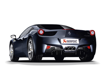 Akrapovic Akrapovic 10-15 Ferrari 458 Italia/458 Spyder Slip-On Line (Titanium) w/ Carbon Tips
