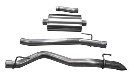 CORSA Performance Corsa 2020-2025 Jeep Gladiator JT 3.0in Cat-Back Single Side Exit w/ Turn Down Tip