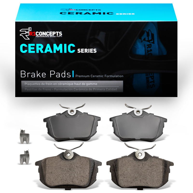 R1 Concepts R1 00-07 Volvo S40 Rear Ceramic Brake Pads