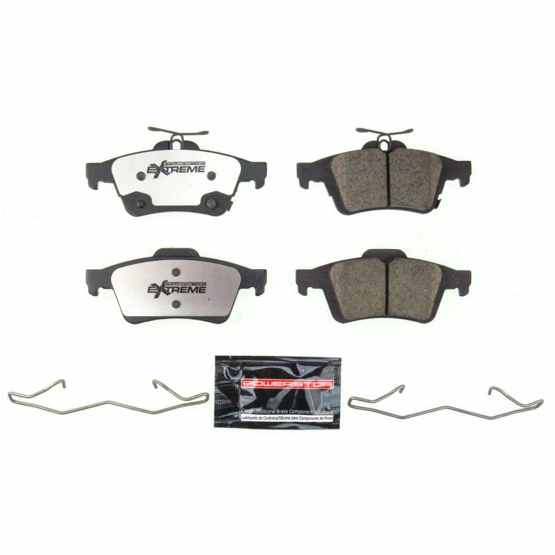 PowerStop Power Stop 2016 Ford Focus Rear Z26 Extreme Street Brake Pads w/Hardware