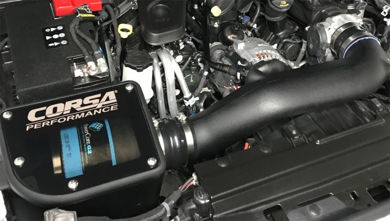CORSA Performance Corsa 2018-2025 Jeep Wrangler JL 3.6L V6 Cold Air Intake with Powercore Filter
