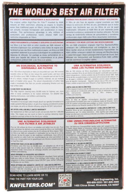 K&N Engineering K&N Universal Clamp-On Air Filter / 2-1/8in O/S