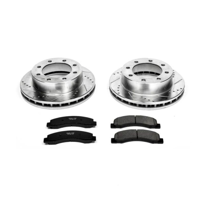 PowerStop Power Stop 1999 Ford F-250 Super Duty Front Z23 Evolution Sport Brake Kit