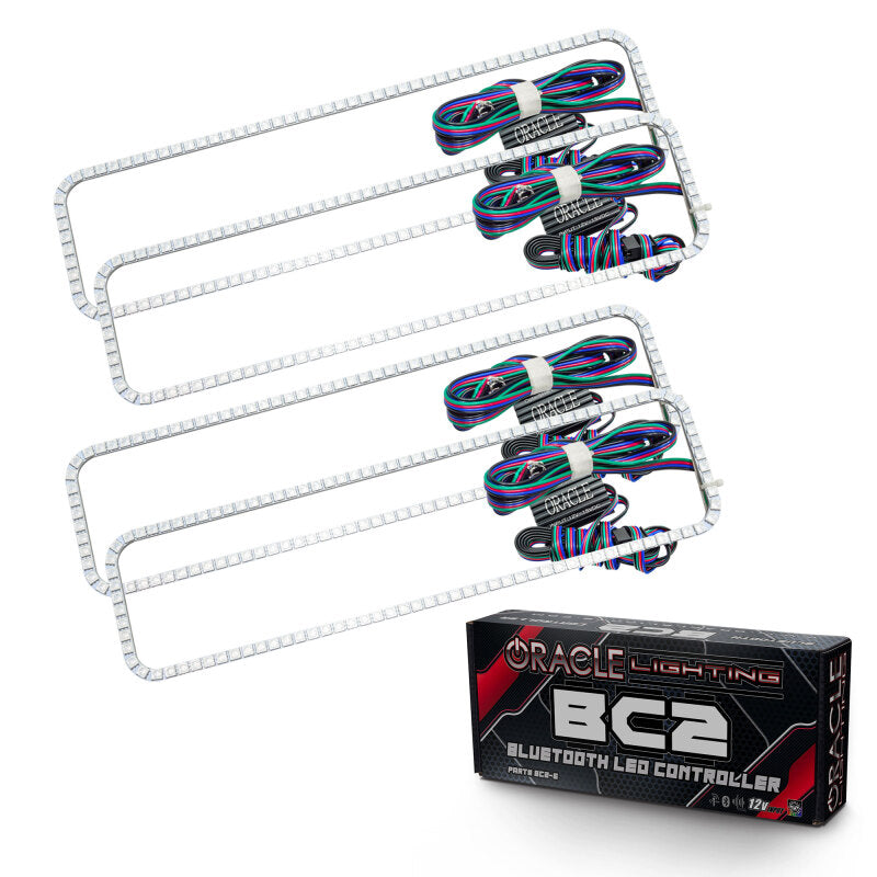 ORACLE Lighting Oracle Chevrolet Blazer 92-94 Dual Halo Kit - ColorSHIFT w/ BC1 Controller