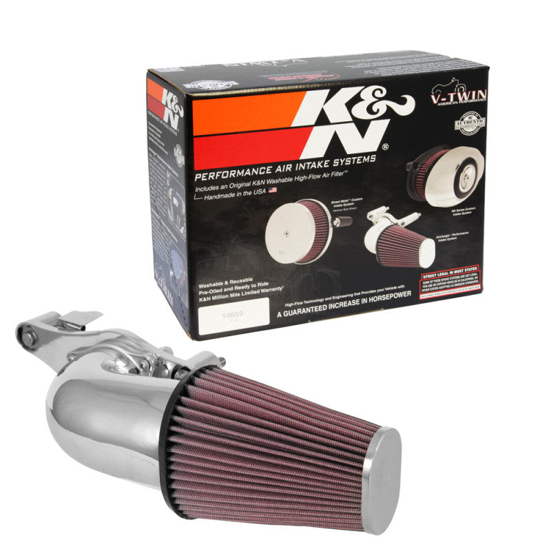 K&N Engineering K&N FIPK H/D Touring Models 2017 Chrome Performance Air Intake System
