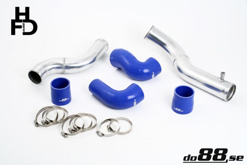 do88 Volvo 7/940 Turbo Top Connection Pipe Kit Blue Hoses standard Throttle Body