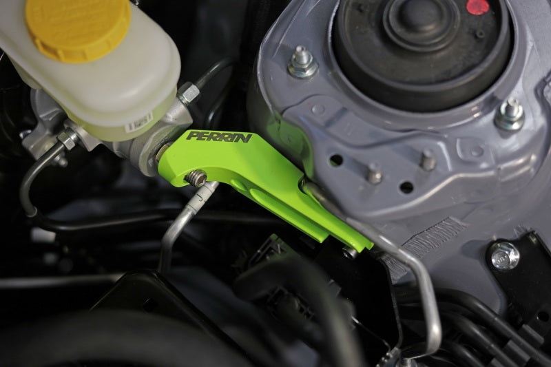 Perrin Performance PERRIN 13-25 Subaru BRZ / Scion FR-S / Toyota 86 GR86 Master Cylinder Brace - Neon Yellow