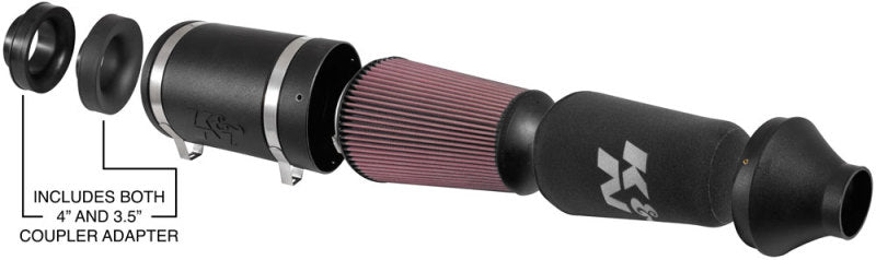 K&N Engineering K&N Universal Off-Road Air Intake (Replaces 85-6853)