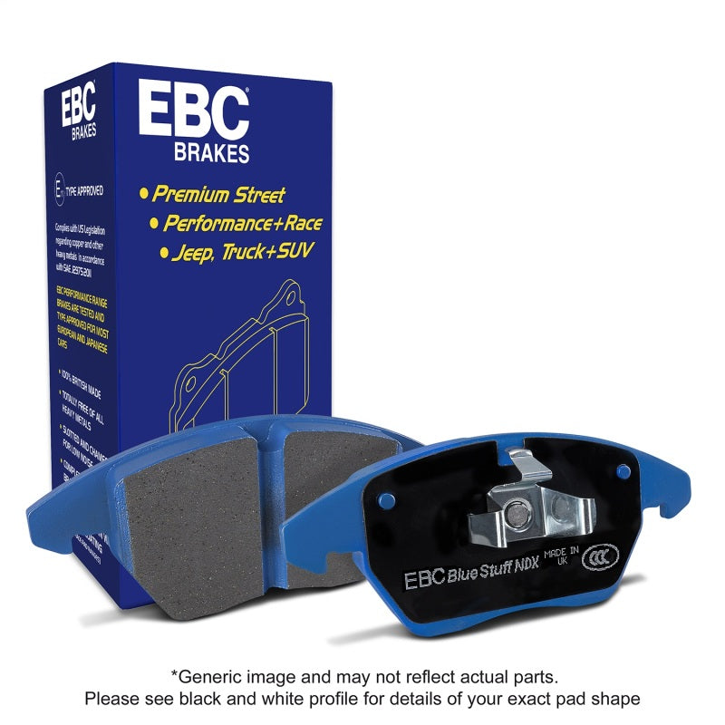 EBC 10-14 Ford Mustang 5.0 Bluestuff Front Brake Pads
