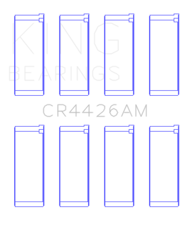 King Engine Bearings Renault R12 (Size +0.75mm) Connecting Rod Bearing Set