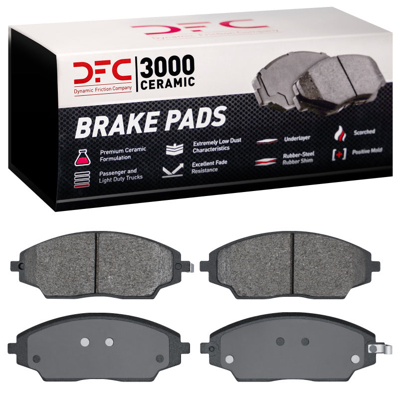 DFC 12-17 Chevrolet Sonic (Mexico) Front 3000 Ceramic Brake Pads