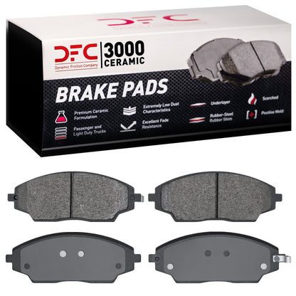 DFC 12-17 Chevrolet Sonic (Mexico) Front 3000 Ceramic Brake Pads