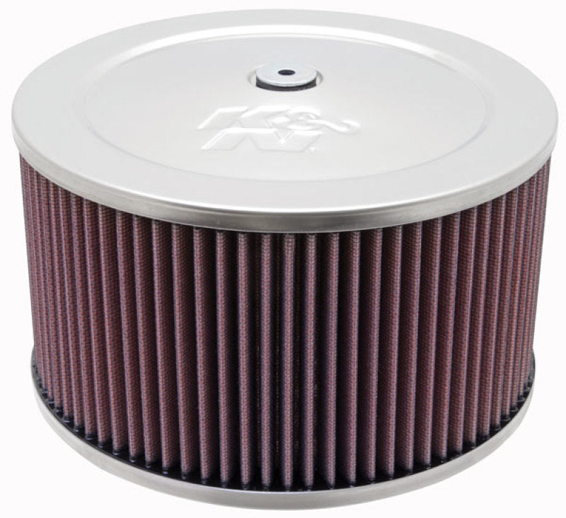 K&N Engineering K&N Round Air Filter Assembly 5.125 in FLG / 9in OD / 6.375 in H w/ Vent
