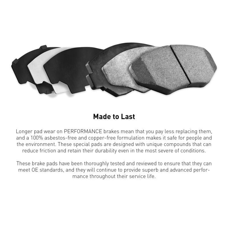 R1 Concepts R1 1999-2004 Ford Mustang Front R1 Performance Sport Pads & Hardware Kit