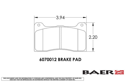 Baer Brakes 15-23 Ford Mustang Excl. GT350 11.625in SS4+ Deep Stage Rear SDZ Brake Kit - Fire Red