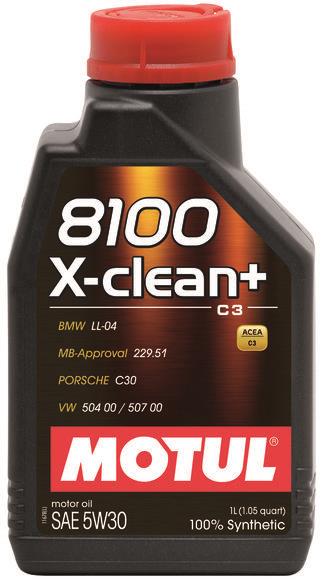 Motul 20L Synthetic Engine Oil 8100 5W30 X-CLEAN +