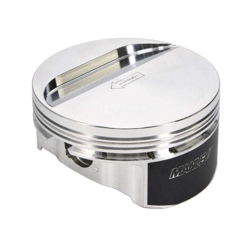 Manley Performance Manley Chevrolet LS Series 4.000in Stroke 4.125in Bore -5cc Flat Top Standard Pistons - Set of 8