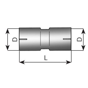 DINEX DIN93786 Exhaust System Pipe Connector