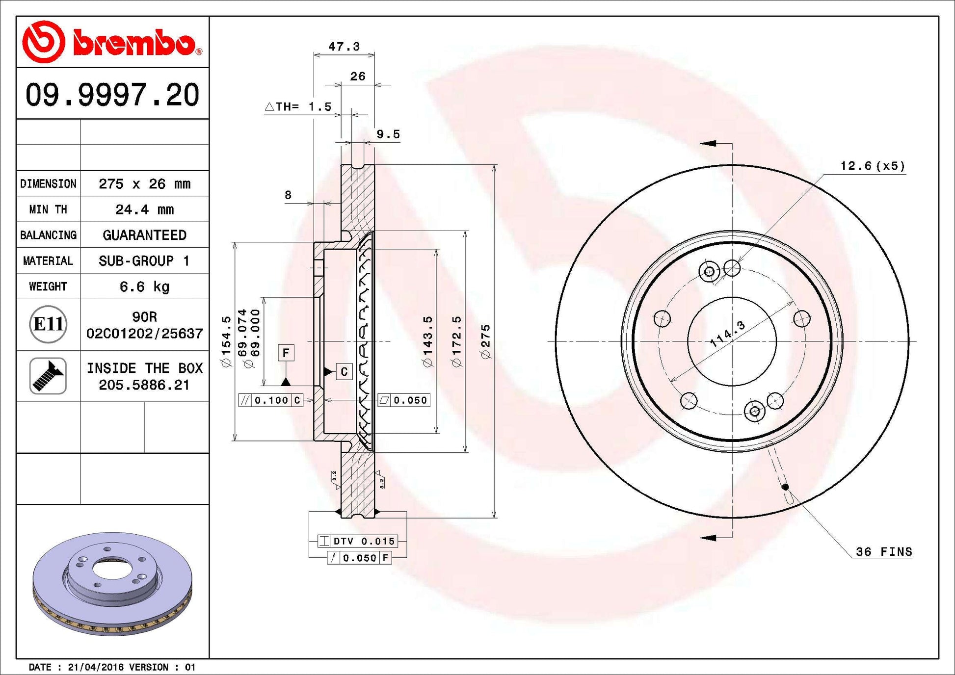 WABCO 12999179VT Disc Brake Caliper Repair Kit