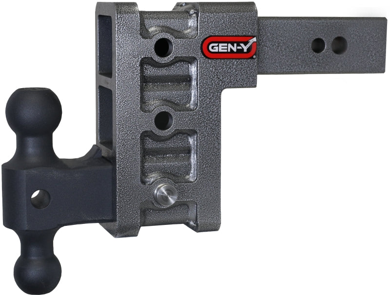 GEN-Y Hitch Gen-Y Mega Duty 2.5in Shank 6in Drop 3.5K TW 32K Hitch w/GH-0161 Dual-Ball