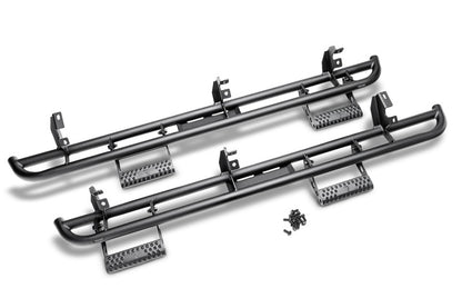 N-Fab RKR Step System 2019 Dodge Ram 1500 Crew Cab All Beds - Tex. Black - Cab Length - 1.75in