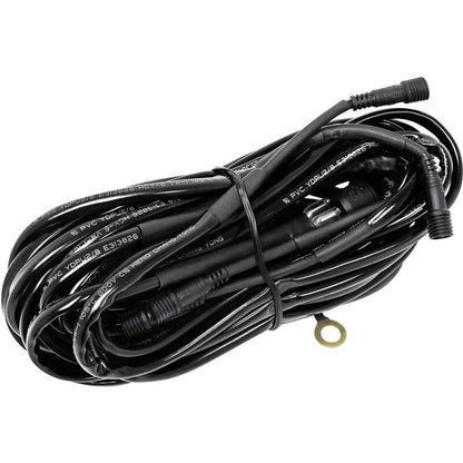 Westin Universal LED Rock Light Kit - 4 Lights - 14ft 9in Wiring Harness & Switch - Black
