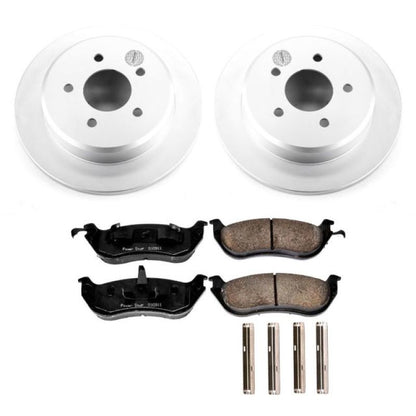 PowerStop Power Stop 96-02 Ford Crown Victoria Rear Z17 Evolution Geomet Coated Brake Kit