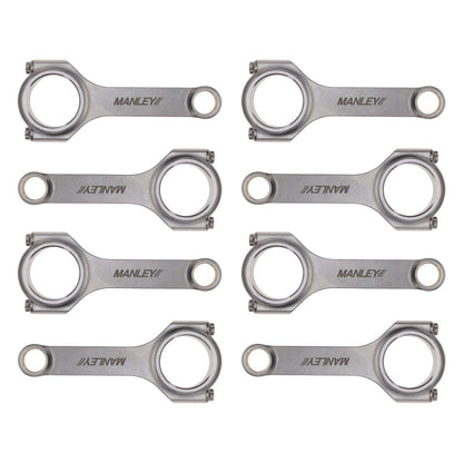 Manley Performance Manley Chevy Small Block 6.000in H Beam w/ ARP 2000 Connecting Rods - Set of 8
