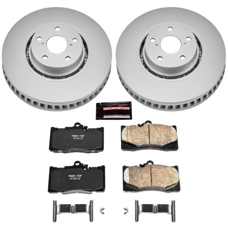 PowerStop Power Stop 07-11 Lexus GS350 Front Z17 Evolution Geomet Coated Brake Kit