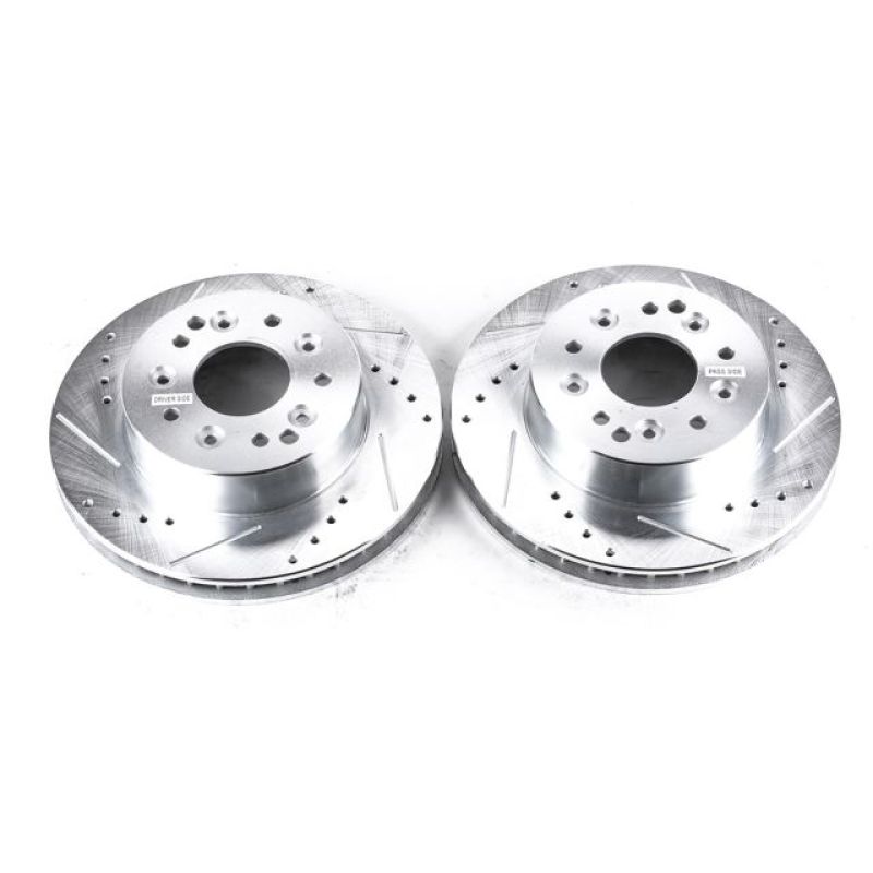 PowerStop Power Stop 63-82 Chevrolet Corvette Rear Evolution Drilled & Slotted Rotors - Pair