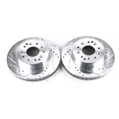 PowerStop Power Stop 63-82 Chevrolet Corvette Rear Evolution Drilled & Slotted Rotors - Pair