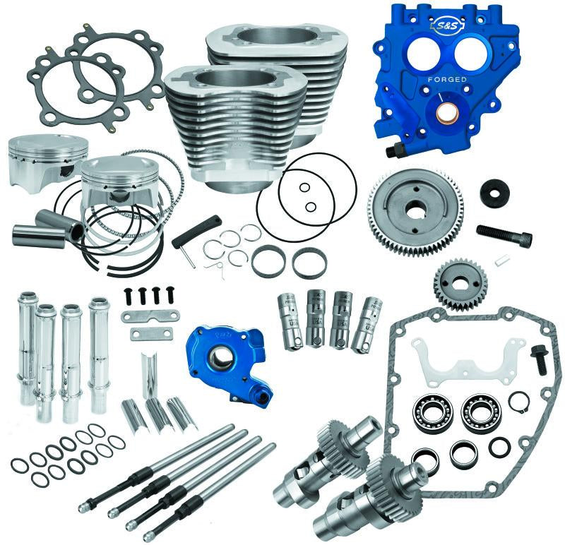 S&S Cycle 99-06 BT 100in Power Package - Silver