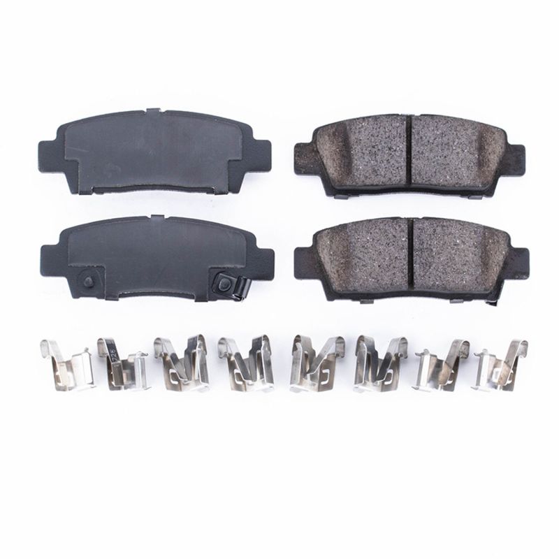 PowerStop Power Stop 95-99 Toyota Avalon Rear Z17 Evolution Ceramic Brake Pads w/Hardware