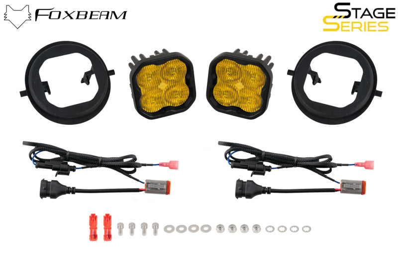 Diode Dynamics SS3 Sport Type Sierra 2003 Kit ABL White SAE Fog