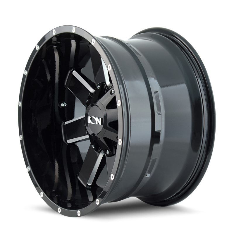 ION Wheels ION 141 20x10 / 8x170 BP / -19mm Offset / 125.2mm Hub Gloss Black Milled Wheel