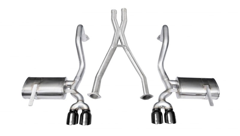 CORSA Performance Corsa 1997-2004 Chevrolet Corvette C5 Z06 5.7L V8 Black Xtreme Cat-Back + XO Exhaust