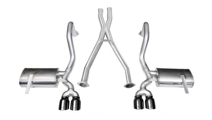 CORSA Performance Corsa 1997-2004 Chevrolet Corvette C5 Z06 5.7L V8 Black Xtreme Cat-Back + XO Exhaust