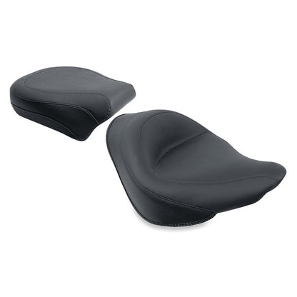 Mustang Motorcycle Mustang 06-17 Harley Softail Wide Tire (200mm) Wide Touring Solo Seat - Black