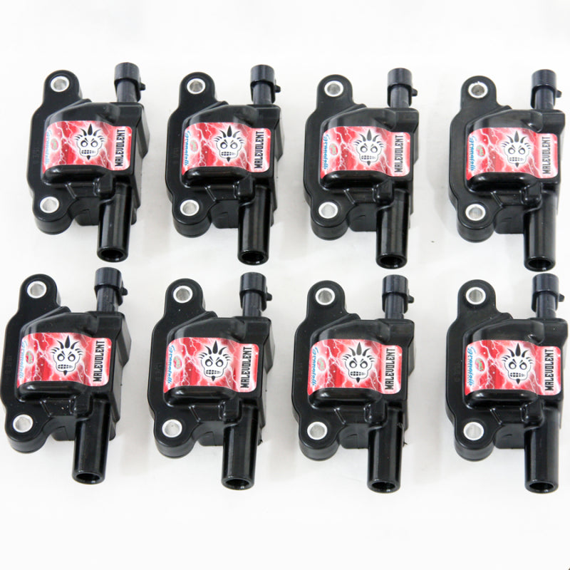 Granatelli Motor Sports Granatelli 14-23 GM LT Malevolent Coil Packs - Black (Set of 8 )