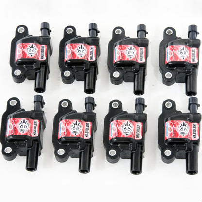 Granatelli Motor Sports Granatelli 05-17 GM LS1/LS2/LS3/LS4/LS5/LS6/LS7/LS9/LSA Malevolent Coil Packs - Black (Set of 8)