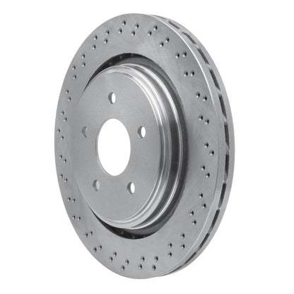 DFC 06-13 Cadillac XLR Rear Drilled Brake Rotor