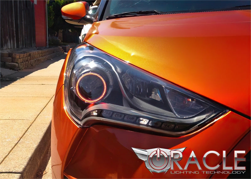 ORACLE Lighting Oracle 11-13 Hyundai Veloster LED Headlight Halo Kit - Green