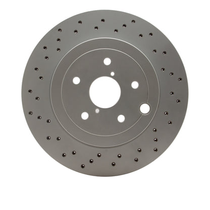 DFC 18-25 Subaru WRX Rear Drilled GeoSPEC Coated Rotor